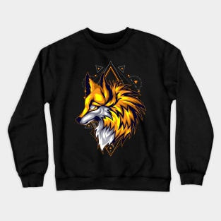 wolf animal wild wildlife Crewneck Sweatshirt